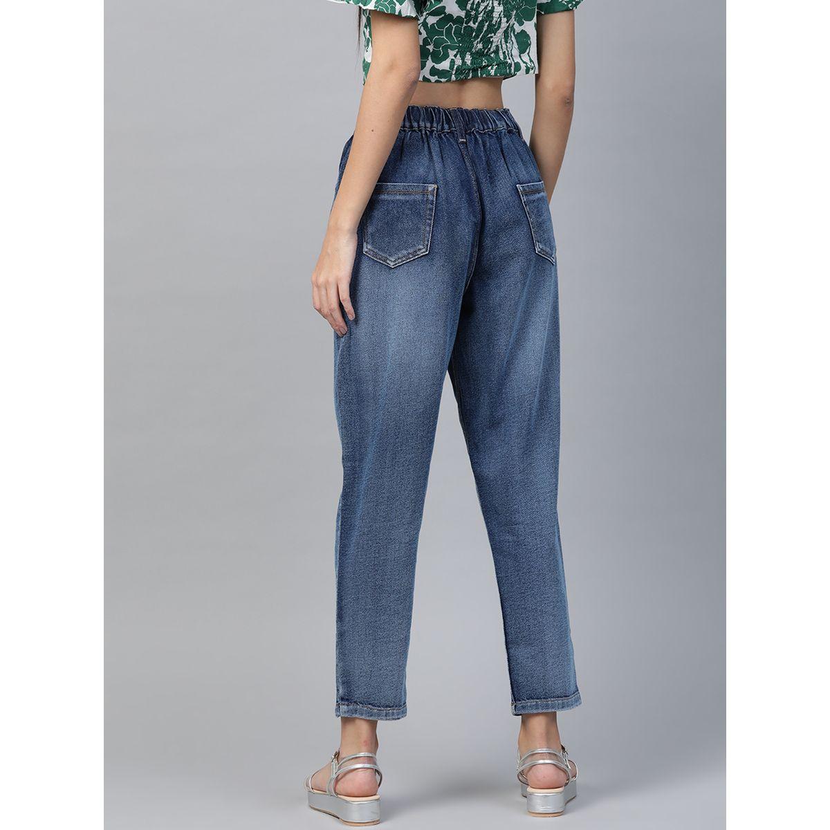 Sassafras X Styli Solid High Waist Jeans-women-clothing-bottoms-jeans-image-3