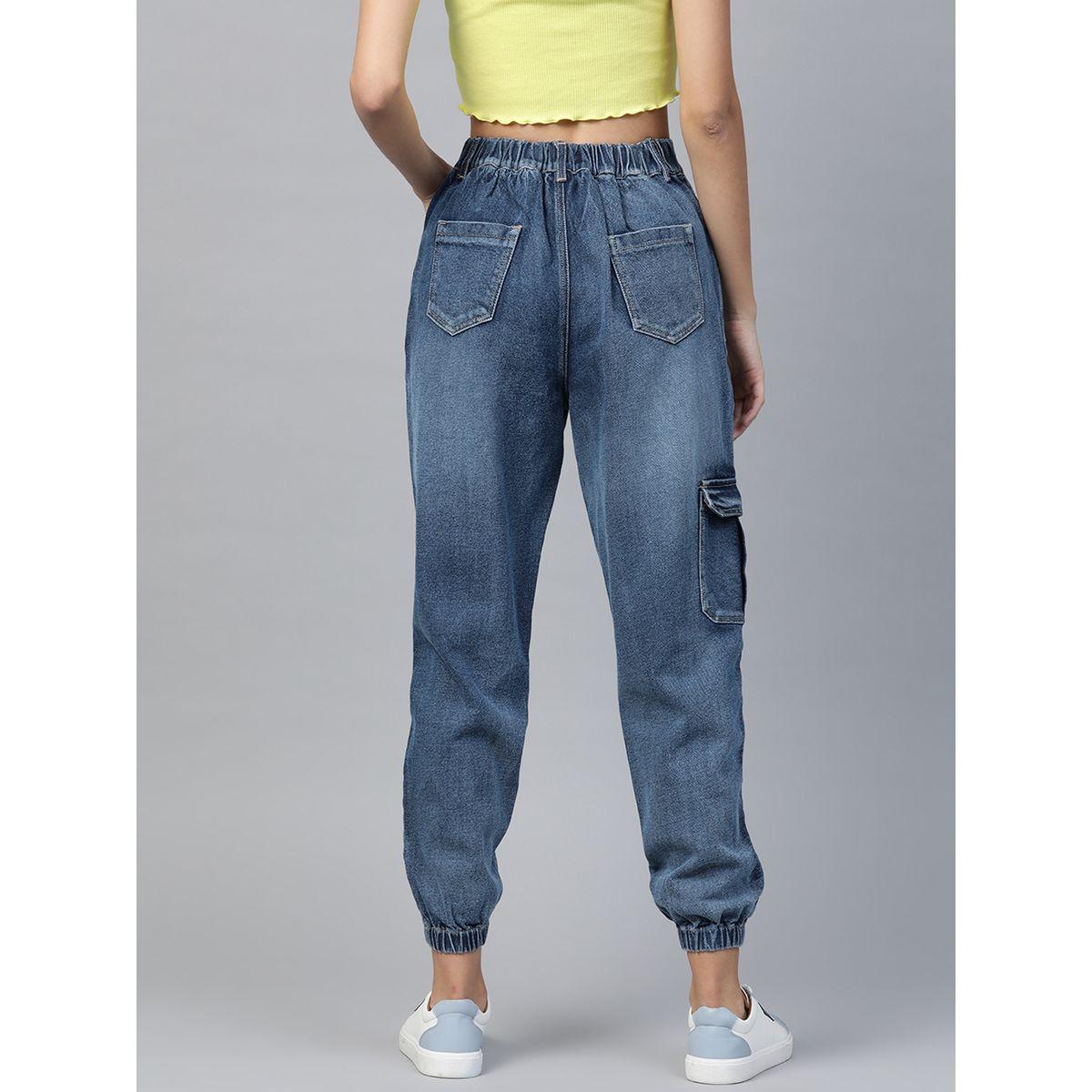 Sassafras X Styli Solid High Rise Cuffed Hem Jeans-women-clothing-bottoms-jeans-image-3
