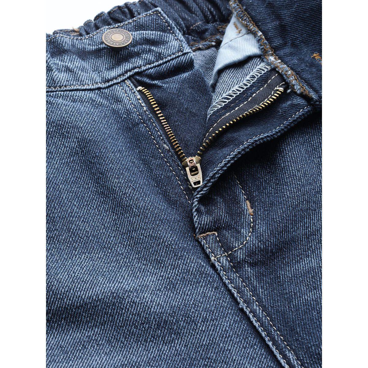 Sassafras X Styli Solid High Rise Cuffed Hem Jeans-women-clothing-bottoms-jeans-image-5