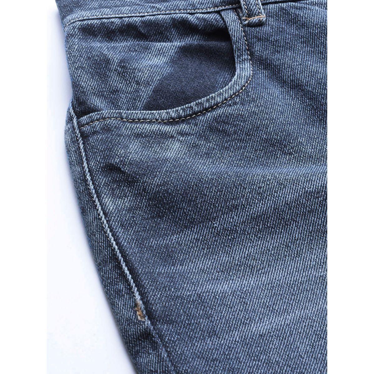 Sassafras X Styli Solid High Rise Cuffed Hem Jeans-women-clothing-bottoms-jeans-image-6