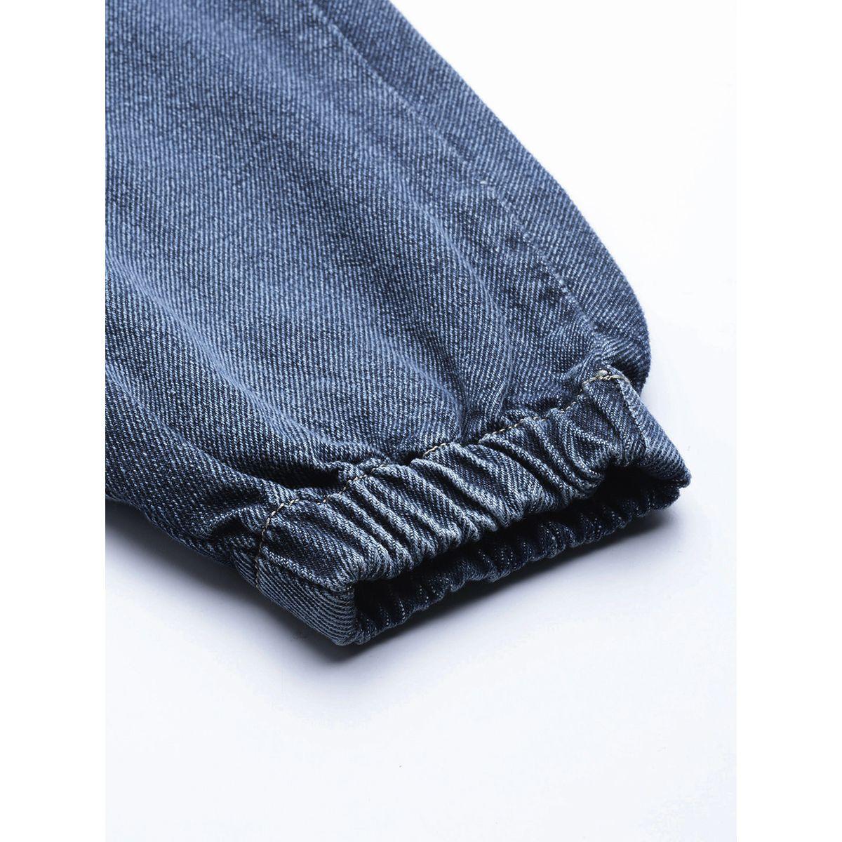Sassafras X Styli Solid High Rise Cuffed Hem Jeans-women-clothing-bottoms-jeans-image-7