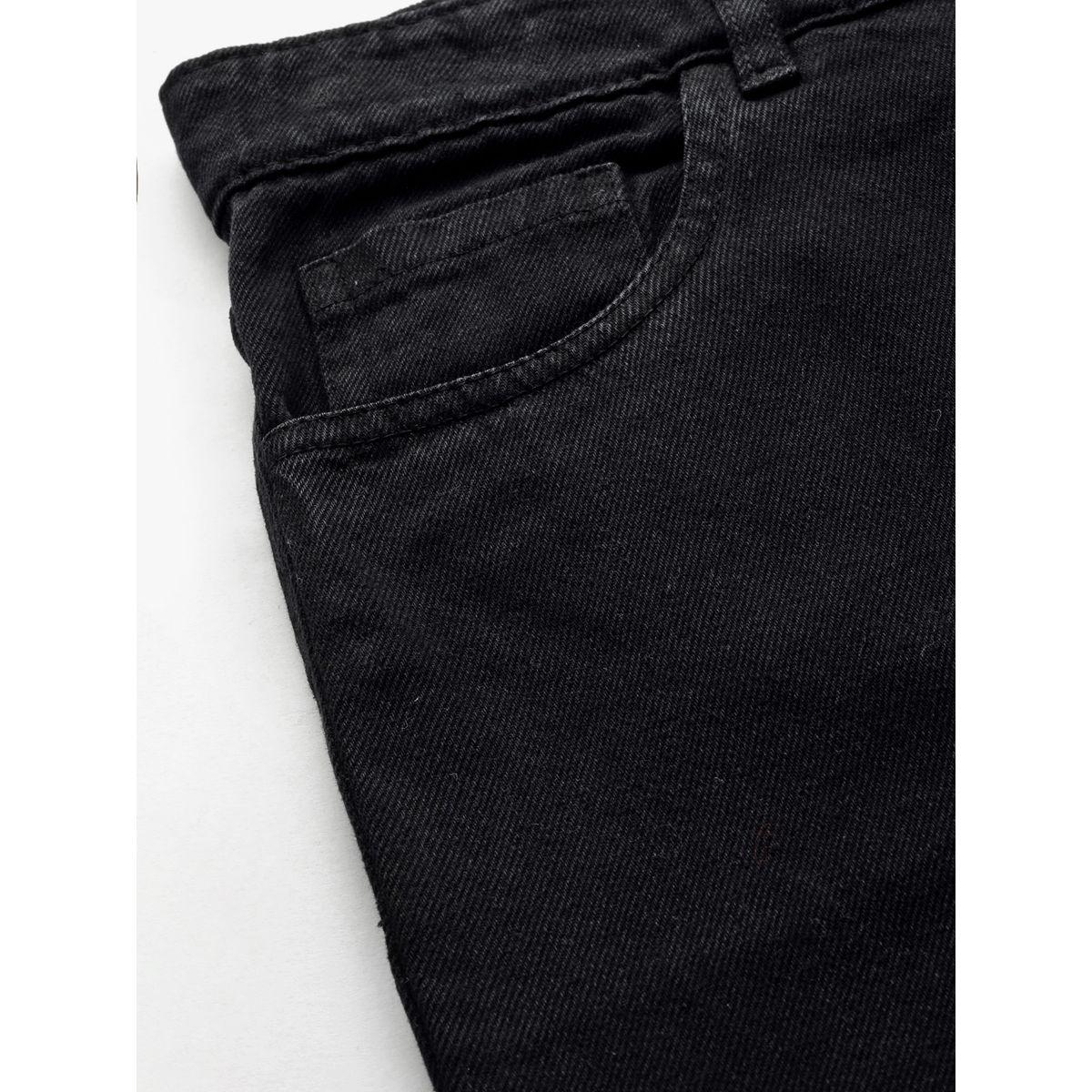 جينز سادة بشق جانبي ساسافراس × ستايلي-women-clothing-bottoms-jeans-image-2