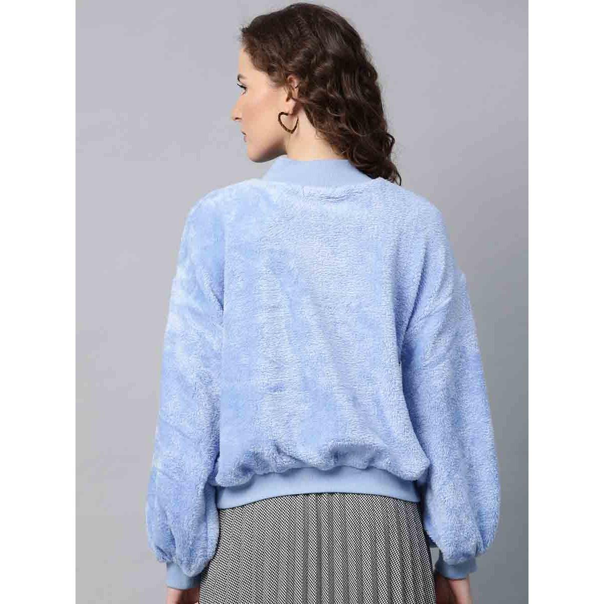 سويتر بقصة مريحة واكمام بالون ساسافراس × ستايلي-women-winterwear-cardigansandjumpers-jumpers-image-3