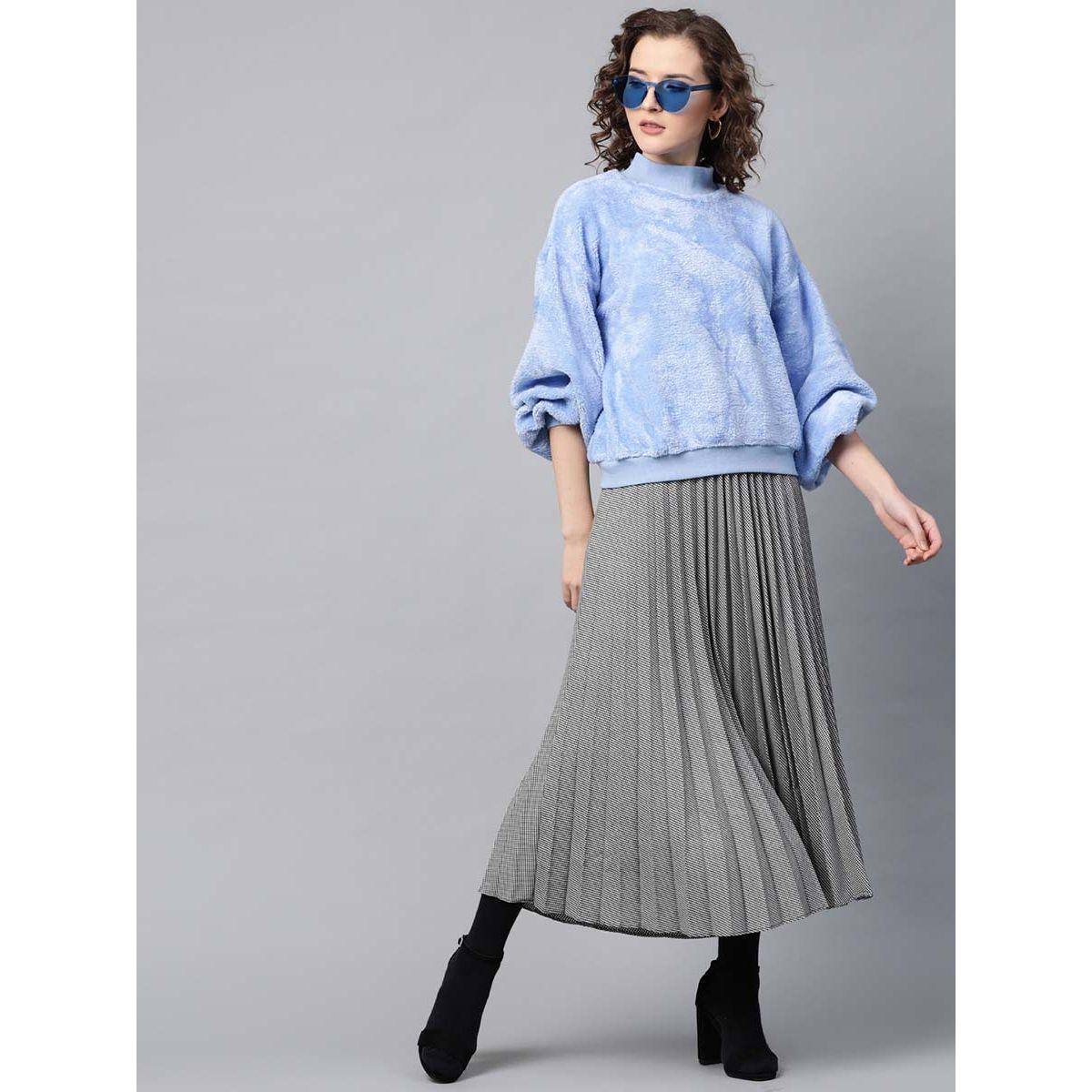 سويتر بقصة مريحة واكمام بالون ساسافراس × ستايلي-women-winterwear-cardigansandjumpers-jumpers-image-4