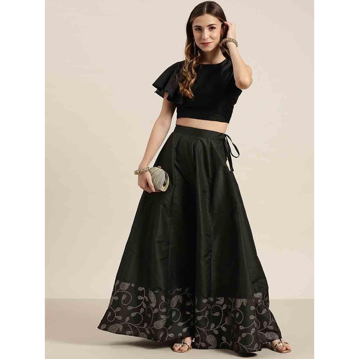 Sassafras X Styli Paisley Print Border Flared Skirt-women-clothing-bottoms-skirts-image-4