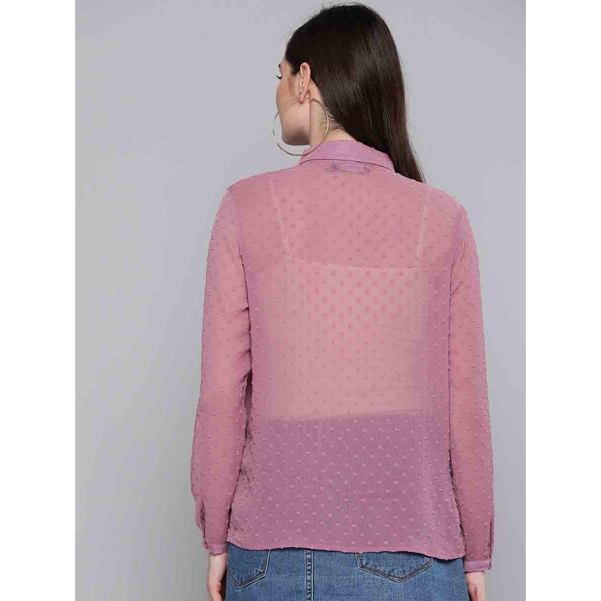 بلوزة كاجوال بقصة بوكسي ساسافراس × ستايلي-women-clothing-shirtsandblouses-shirts-image-3