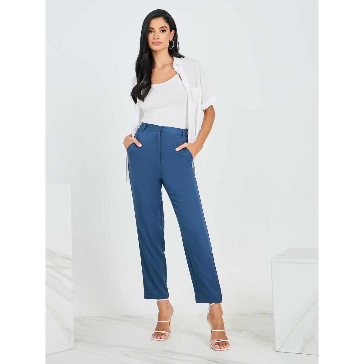 بنطال بقصة أرجل مستقيمة-women-clothing-bottoms-trousers-image-2