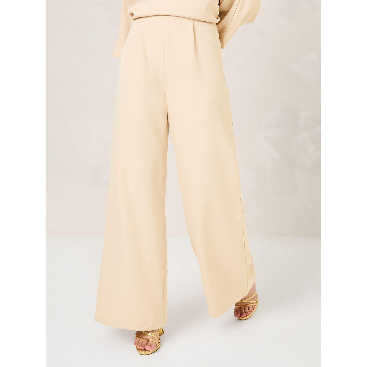 بنطال بقصة أرجل واسعة-women-clothing-bottoms-trousers-image-2