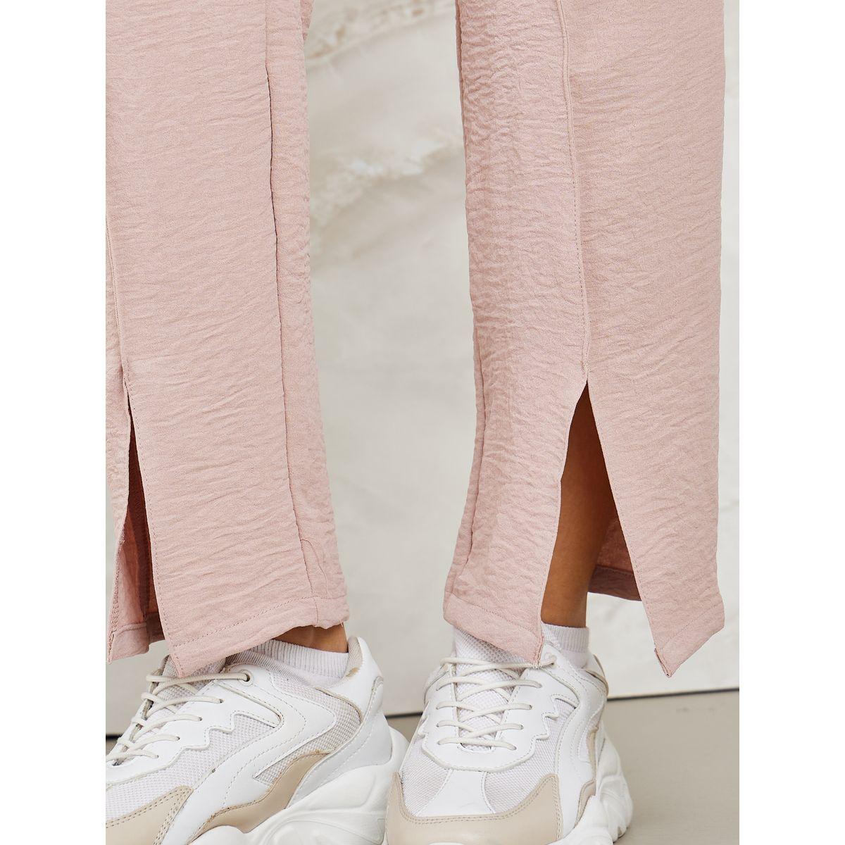Styli Front Split Hem Detail Tapered Pants-women-clothing-bottoms-trousers-image-4
