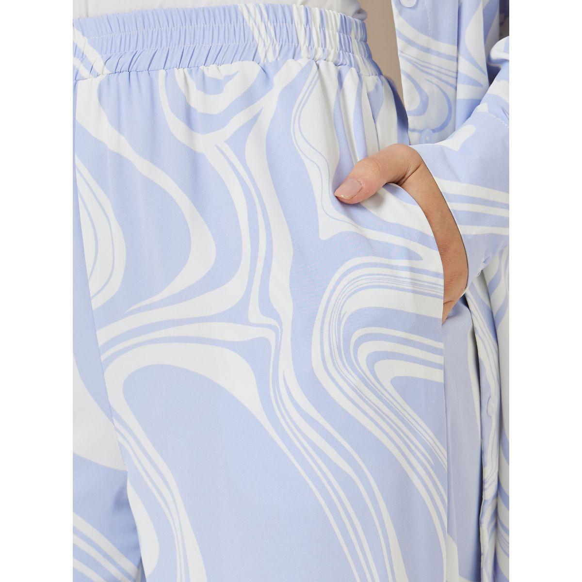 Styli Marble Print Wide Leg Trouser-women-clothing-bottoms-trousers-image-3