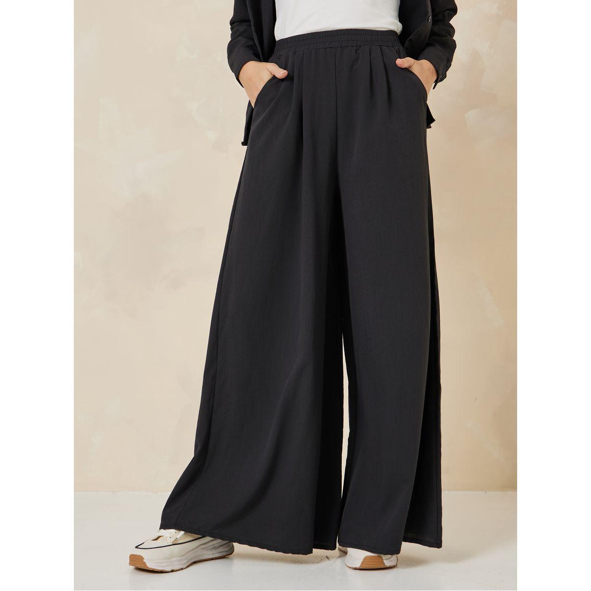 بنطال بقصة أرجل واسعة-women-clothing-bottoms-trousers-image-2