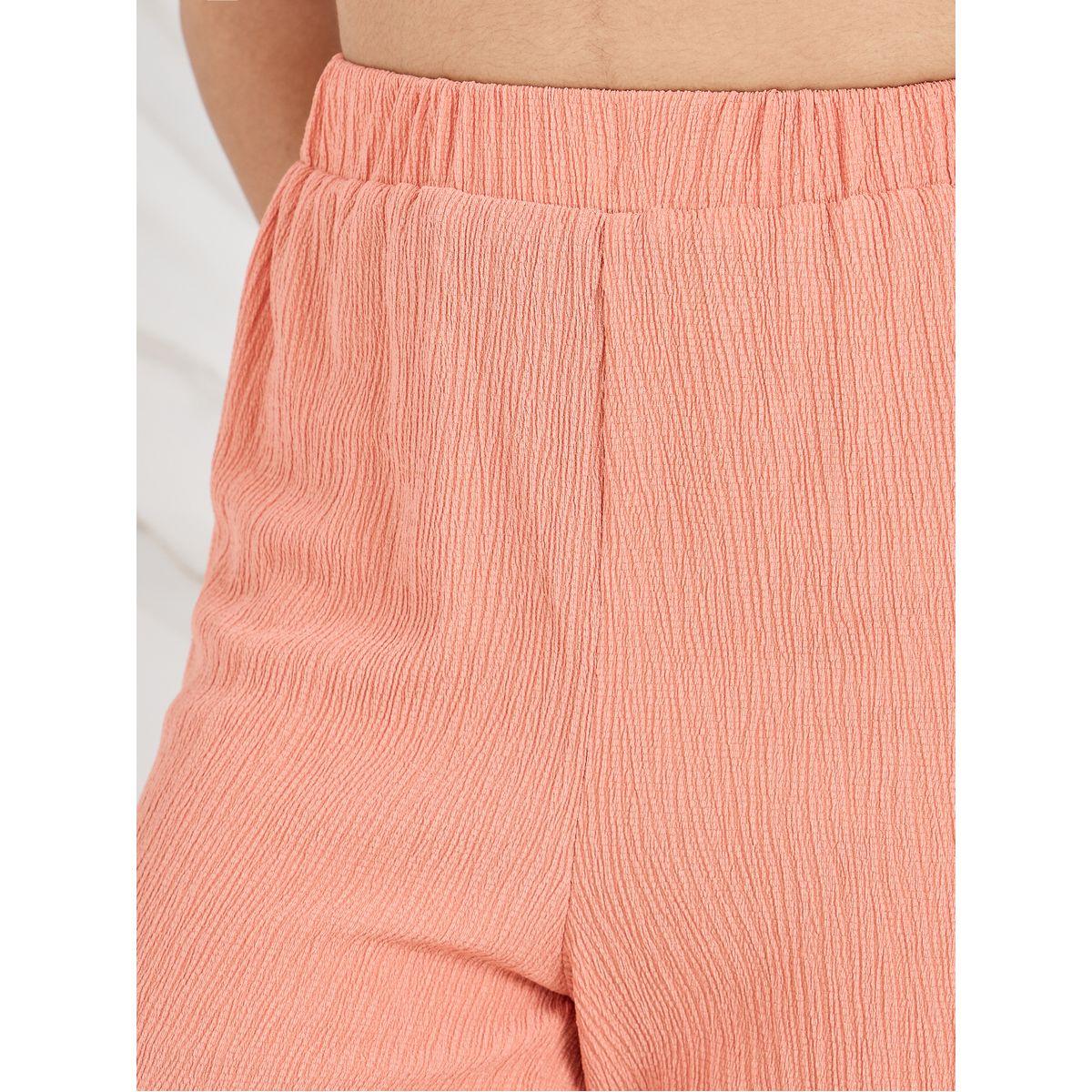 بنطال بأرجل واسعة وخصر مطاطي-women-clothing-bottoms-trousers-image-3