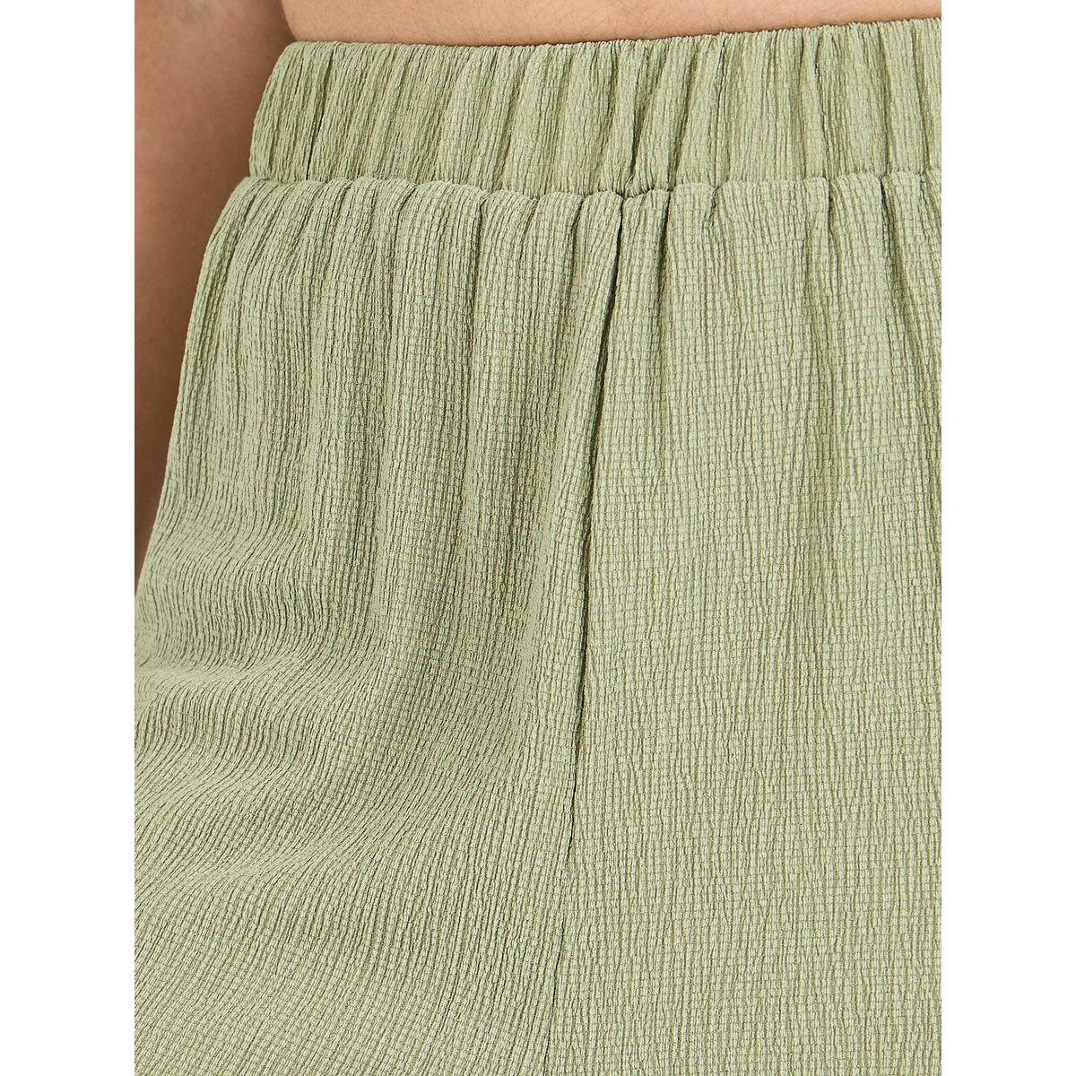 بنطال بأرجل واسعة وخصر مطاطي-women-clothing-bottoms-trousers-image-3