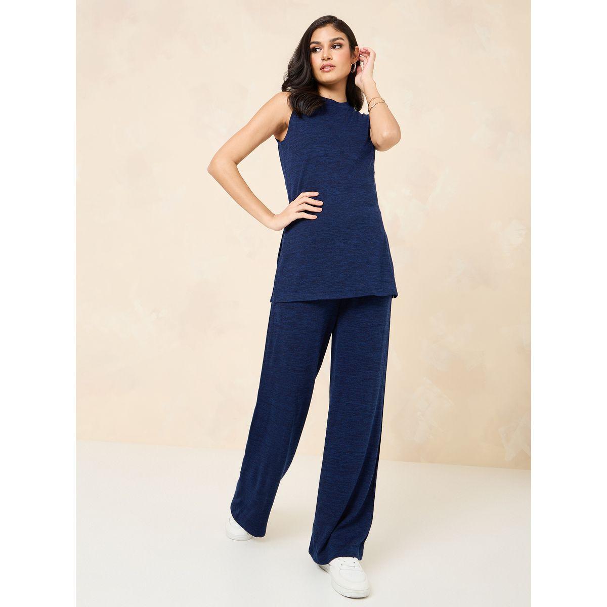 Styli Knitted Texture Wide Leg Pants-women-clothing-bottoms-trousers-image-1