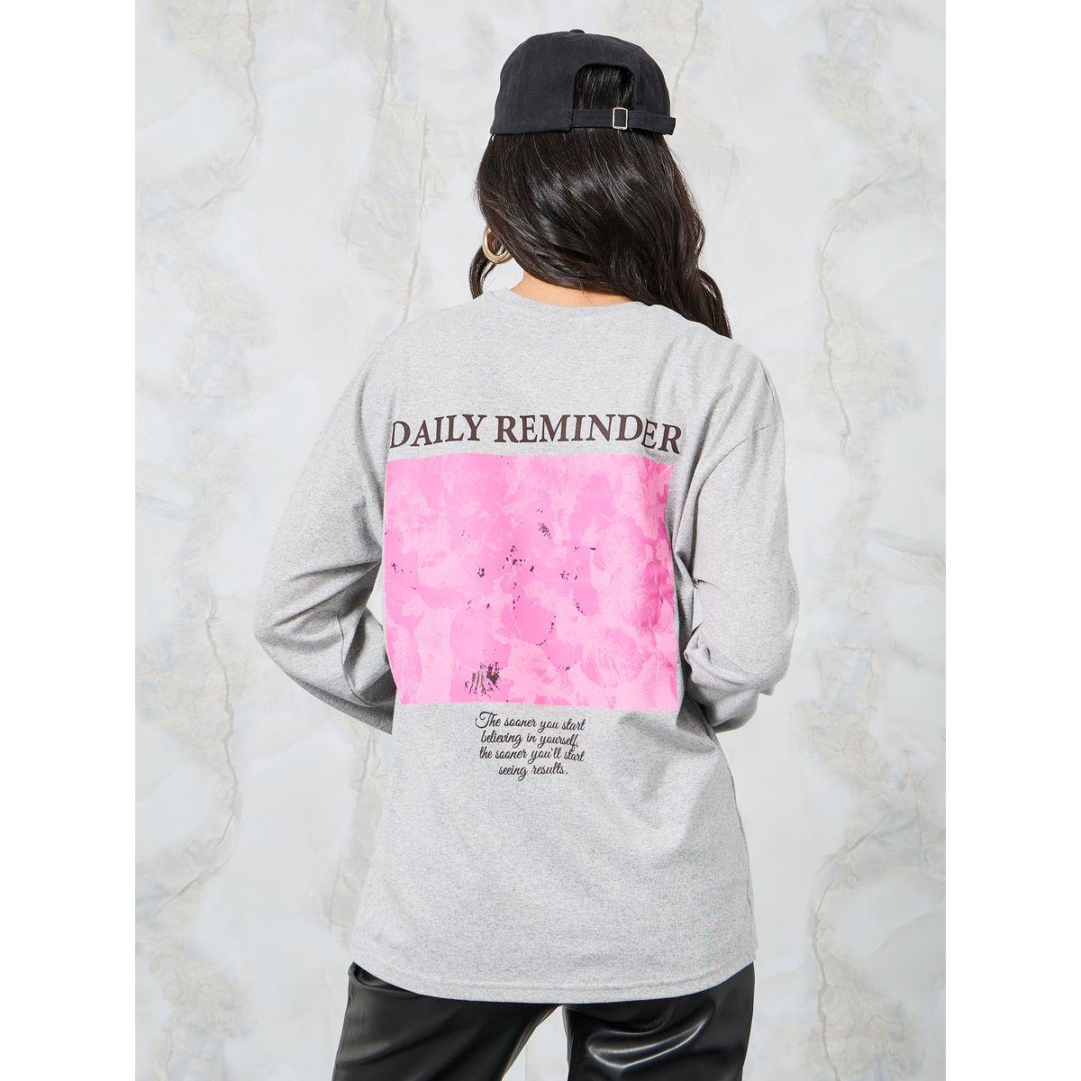 Styli Oversized Daily Reminder Graphic Longline T-Shirt-women-clothing-tshirts-image-5
