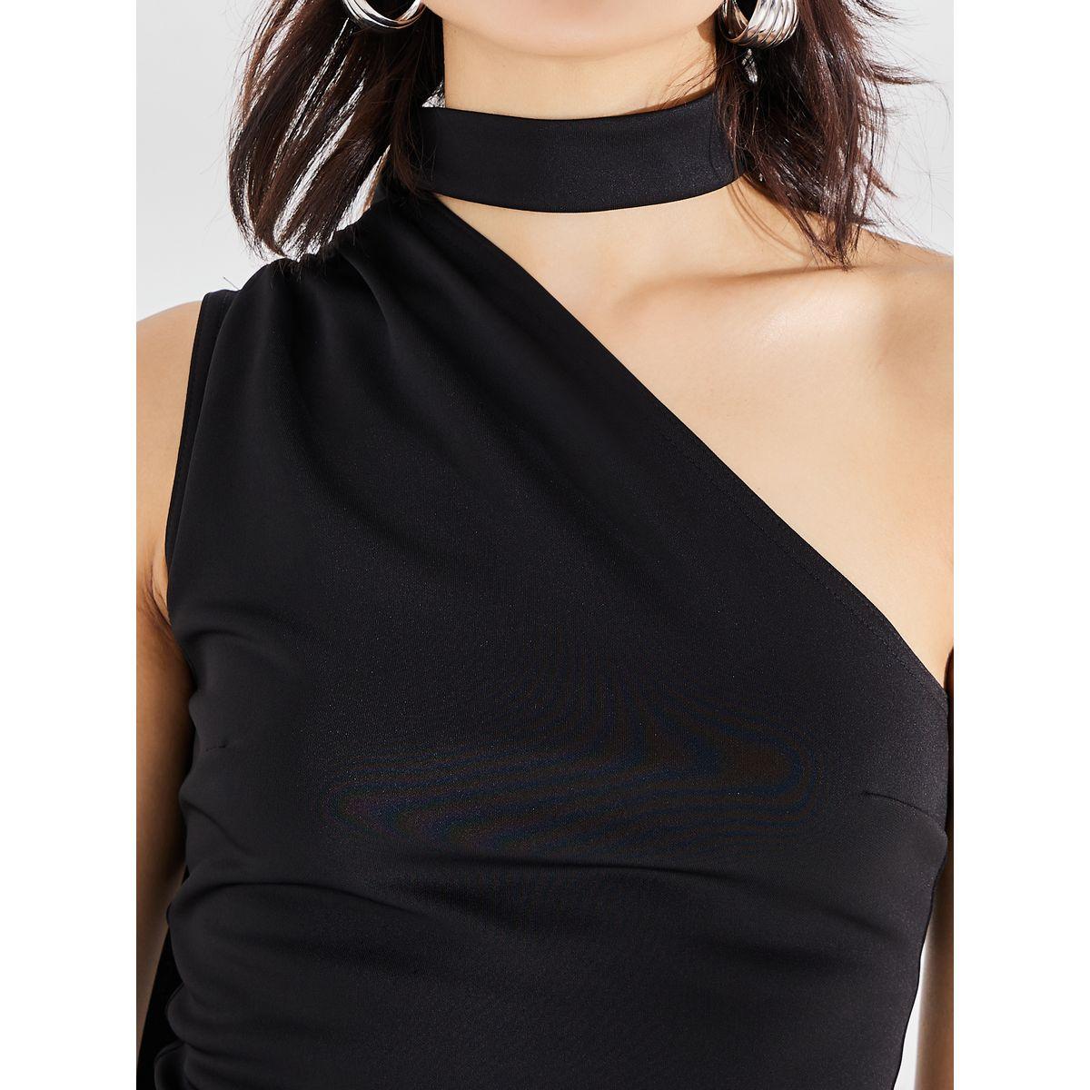 فستان ميدي بياقة بربطة وشاح-women-clothing-dresses-image-4
