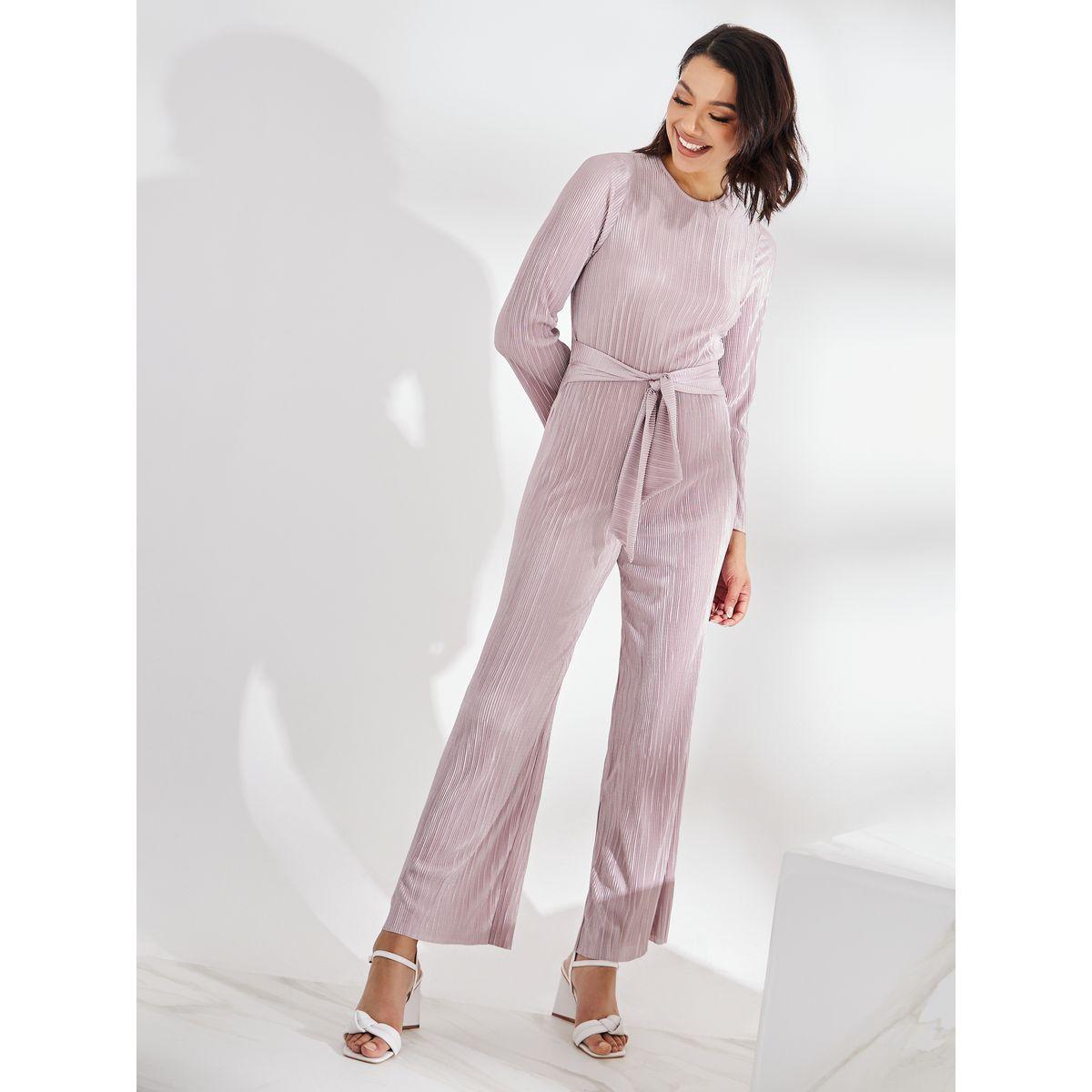 Styli Wide Leg Plisse Jumpsuit with Tie Waist-women-clothing-jumpsuits-image-3
