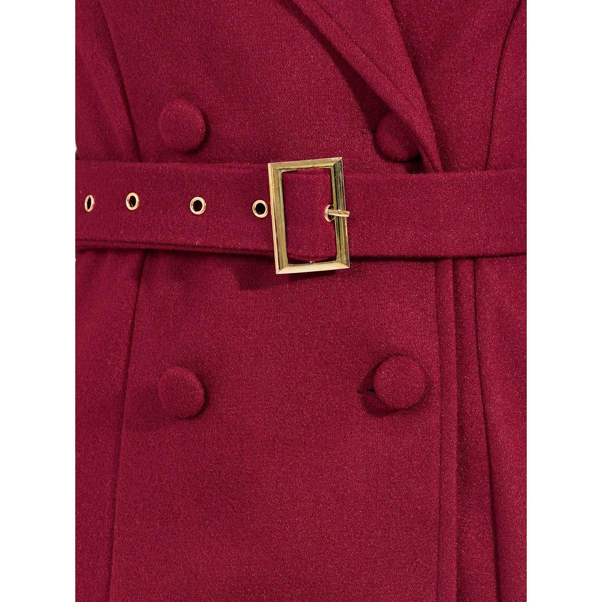 Styli Solid Notch Lapel Belted Blazer Midi Dress-women-clothing-dresses-image-3