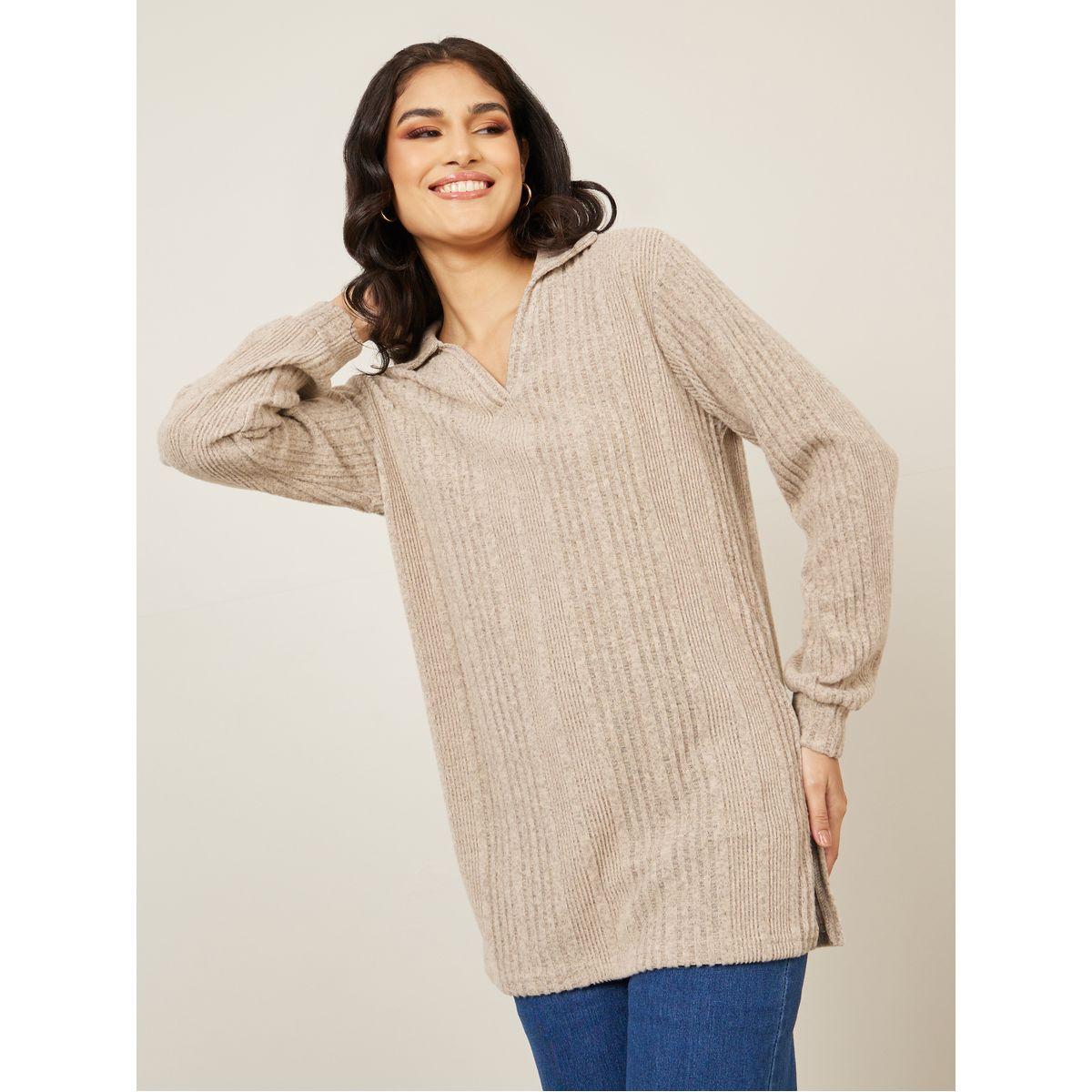 تيشيرت بولو بقصة واسعة-women-clothing-tshirts-image-2