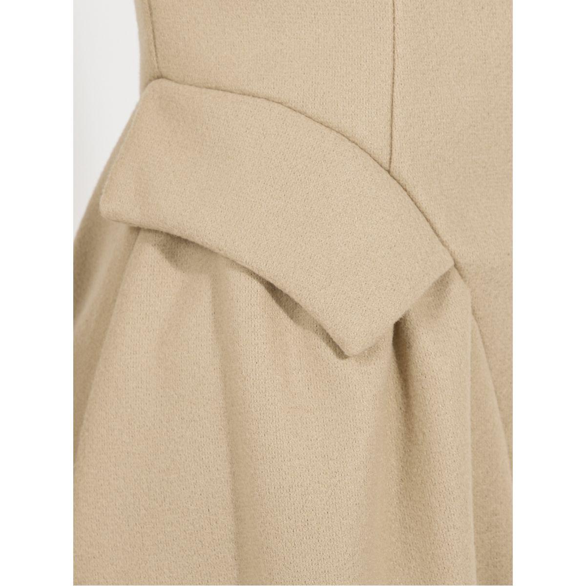فستان ميدي بنمط بليزر مع أزرار غلق-women-clothing-dresses-image-4