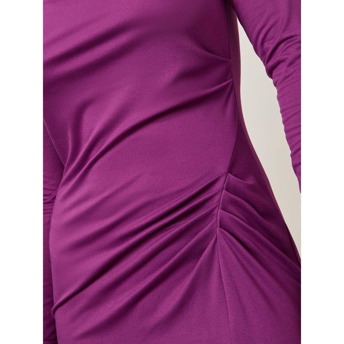 فستان ميدي سادة بشق امامي-women-clothing-dresses-image-3
