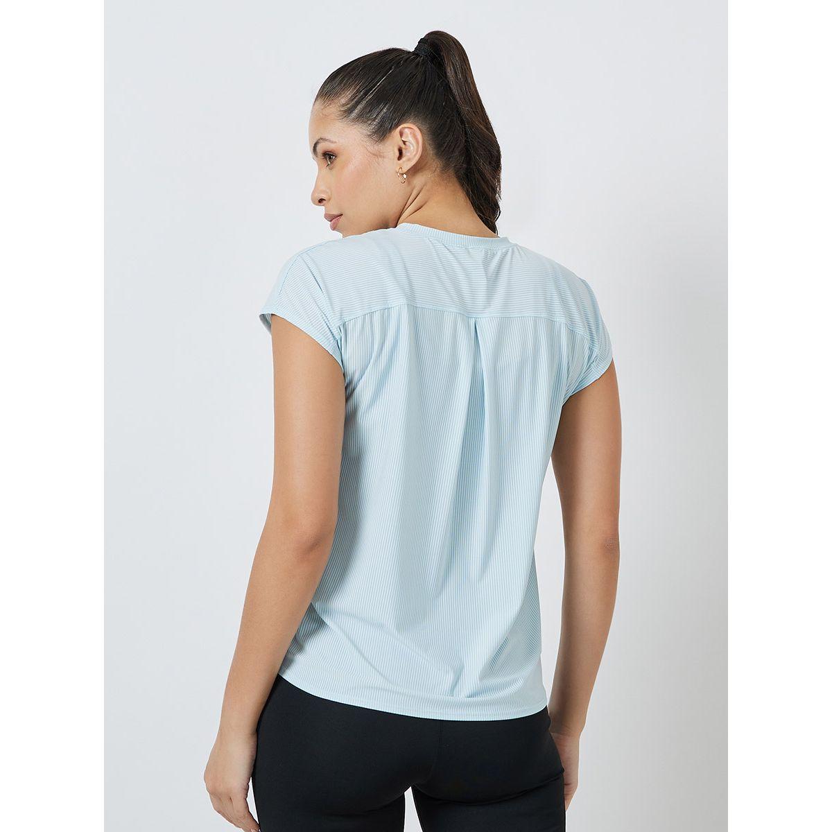 Styli Active Back Single Center Pleat Detail Textured Top-men-clothing-sportswearandactivewear-tshirtsandpolos-image-5
