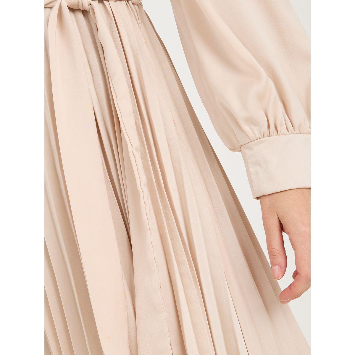 فستان ميدي بياقة عالية-women-clothing-dresses-image-4