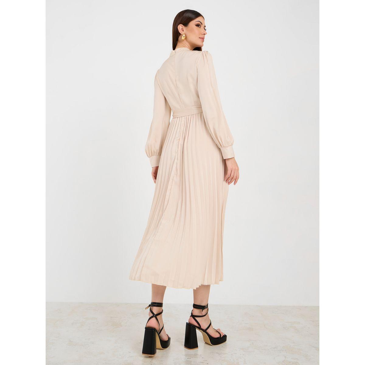 فستان ميدي بياقة عالية-women-clothing-dresses-image-5