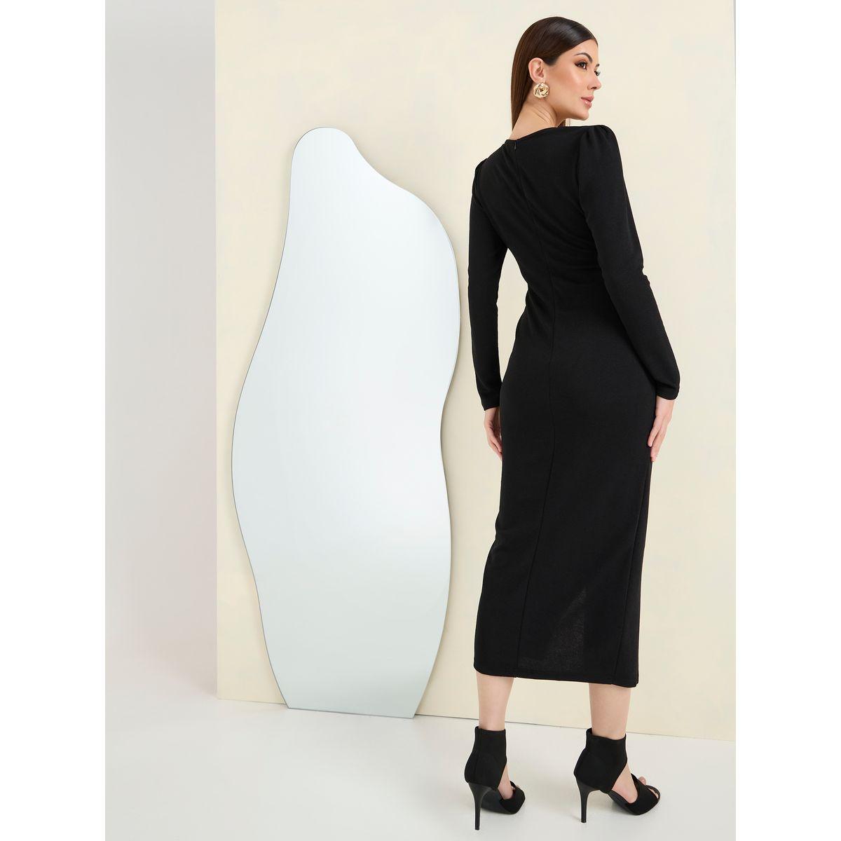 فستان ميدي بنمط لف-women-clothing-dresses-image-4