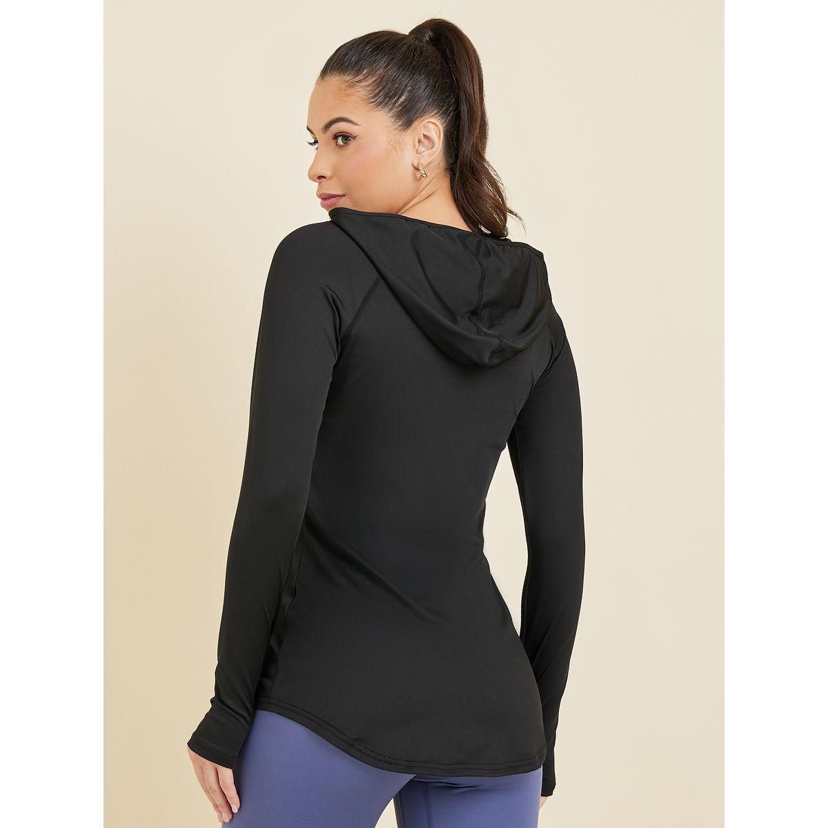 بلوزة رياضية بياقة هودي-sports-women-clothing-tshirtsandvests-image-1