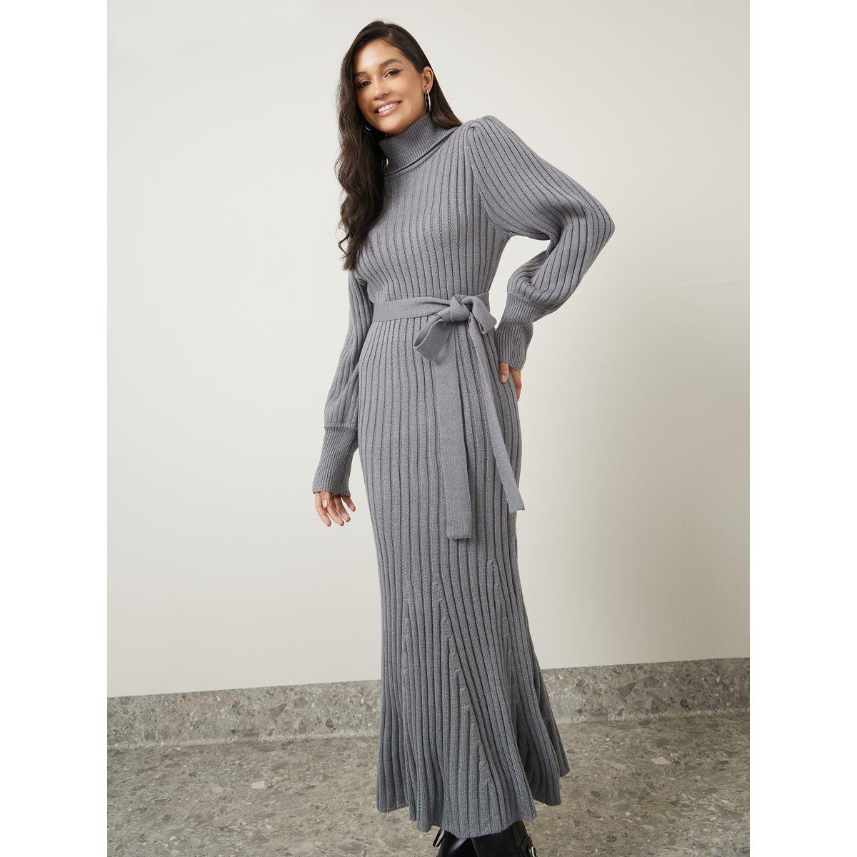 فستان طويل بياقة عالية-women-clothing-dresses-image-2