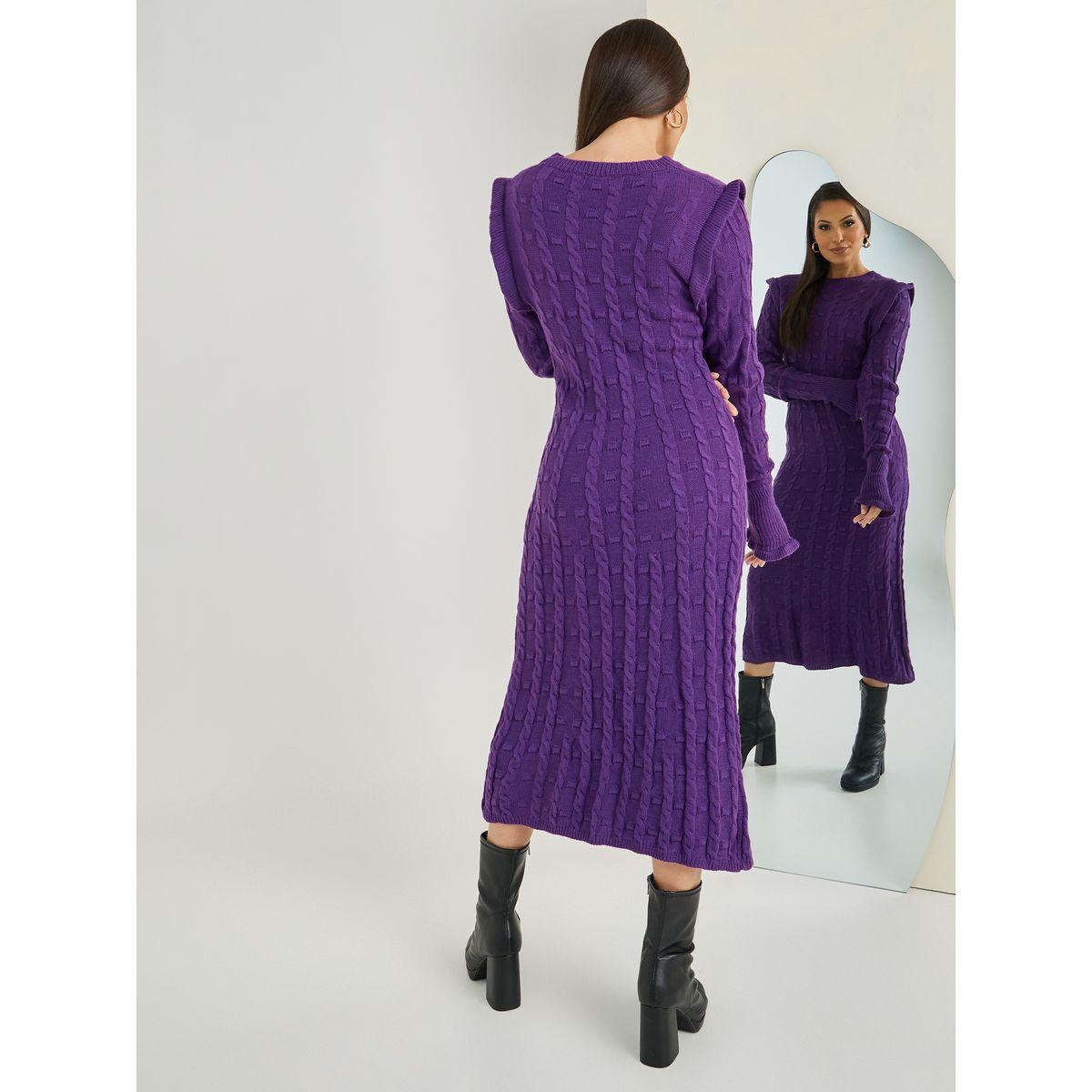 فستان ميدي بحواف واسعة-women-clothing-dresses-image-4