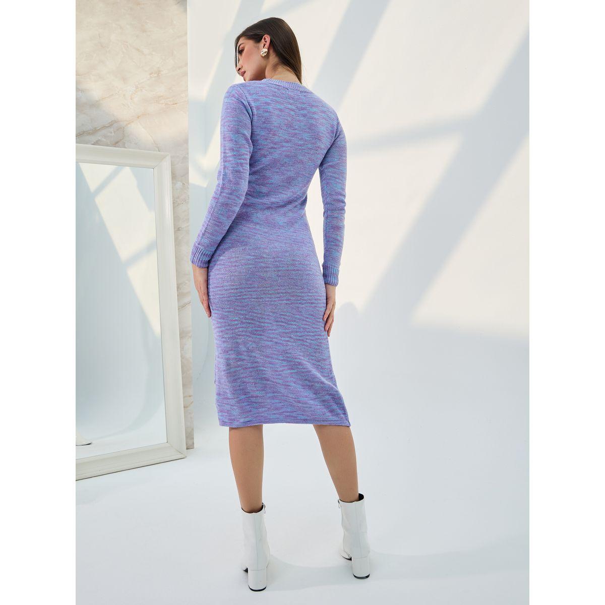Styli Side Slit Sweater Bodycon Midi Dress-women-clothing-dresses-image-5