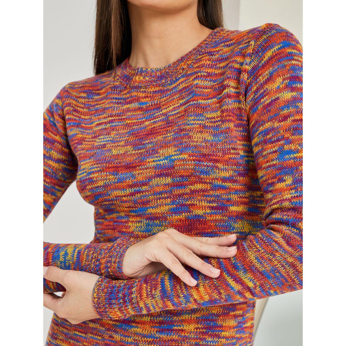 Styli Side Slit Sweater Bodycon Midi Dress-women-clothing-dresses-image-3