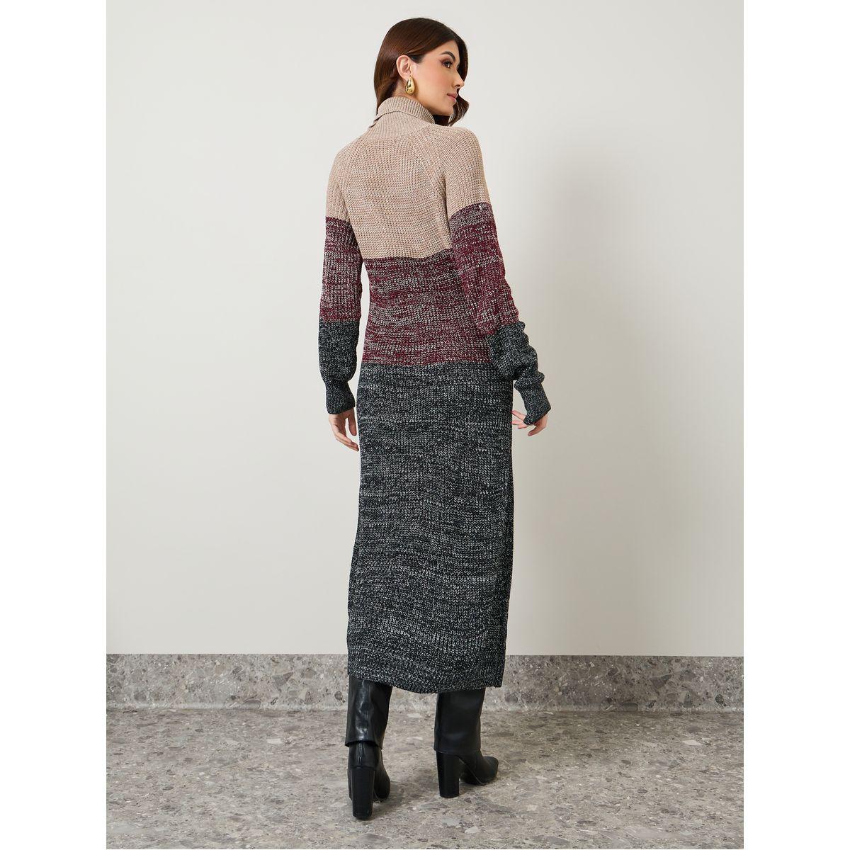 Styli Colorblock Sweater Midi Dress-women-clothing-dresses-image-4