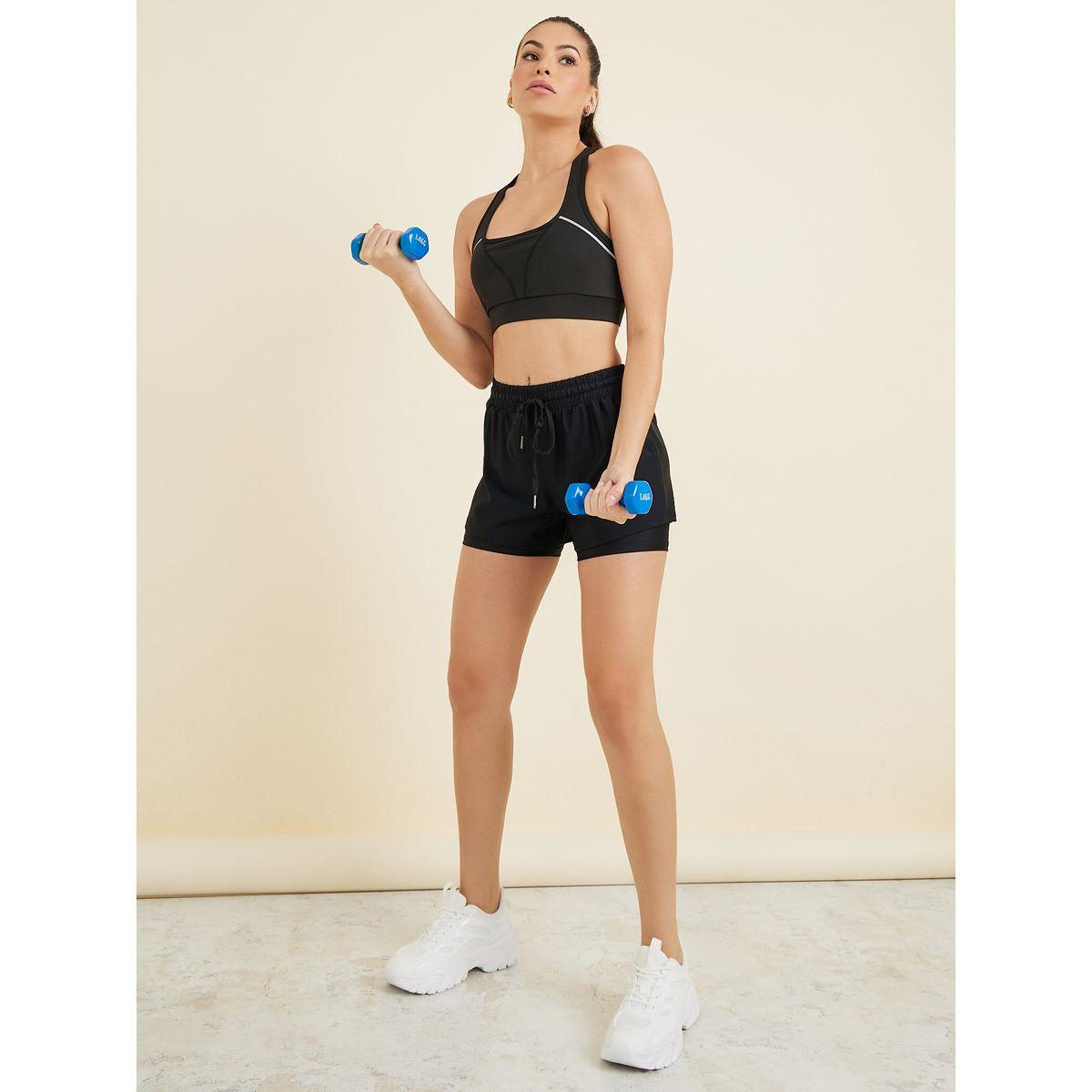 Styli Active 2in1 Drawstring Waist Running Shorts-women-clothing-sportswearandactivewear-bottoms-image-2