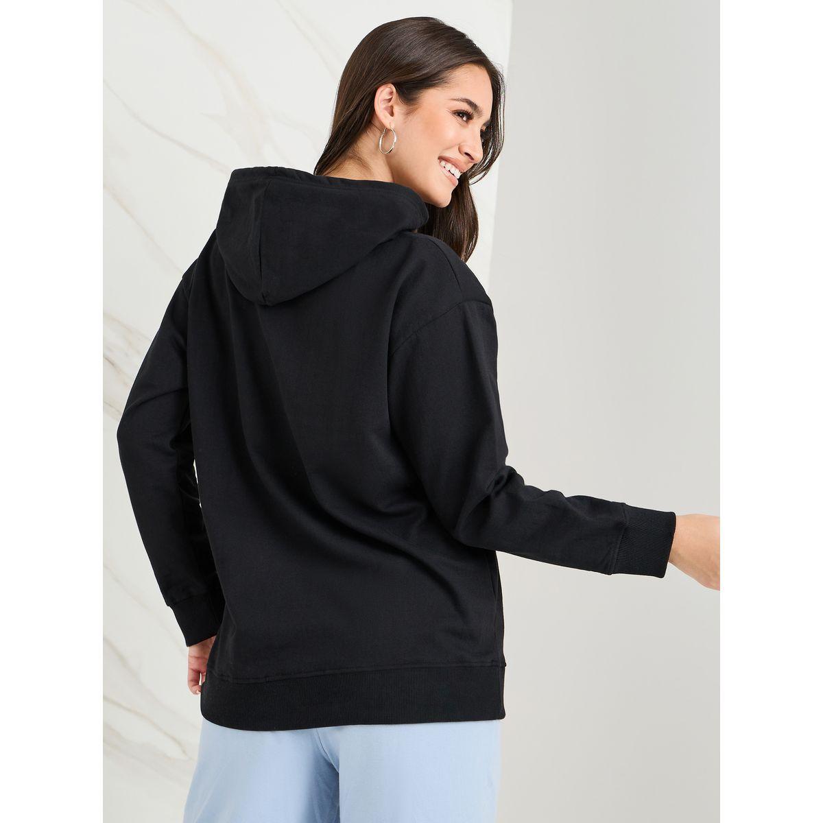 هودي سادة بقصة عادية-women-winterwear-hoodiesandsweatshirts-hoodies-image-1