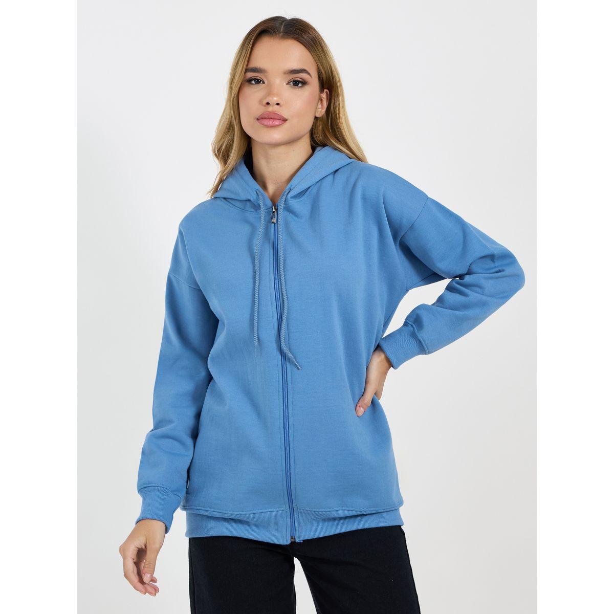Styli Oversized Zip Through Longline Hoodie-women-winterwear-hoodiesandsweatshirts-hoodies-image-3
