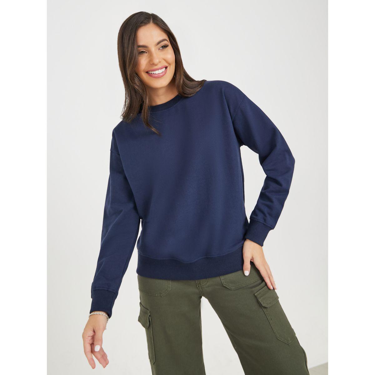 Styli Regular Fit with Round Neck Sweatshirt-women-winterwear-hoodiesandsweatshirts-sweatshirts-image-1