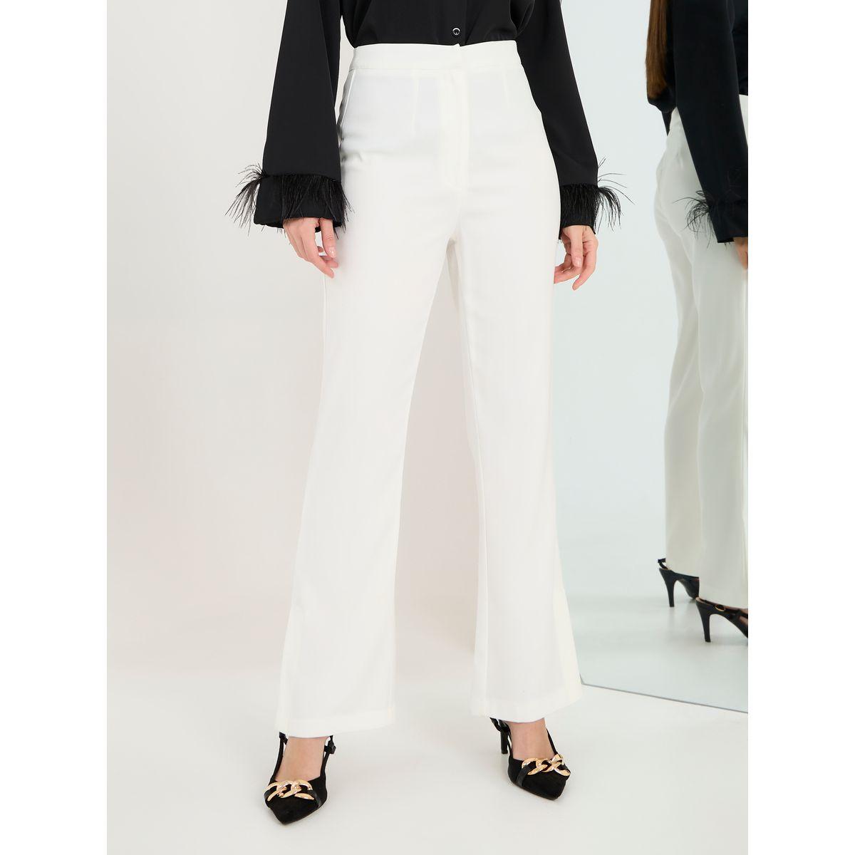 بنطال كاجوال بخصر عالي-women-clothing-bottoms-trousers-image-2
