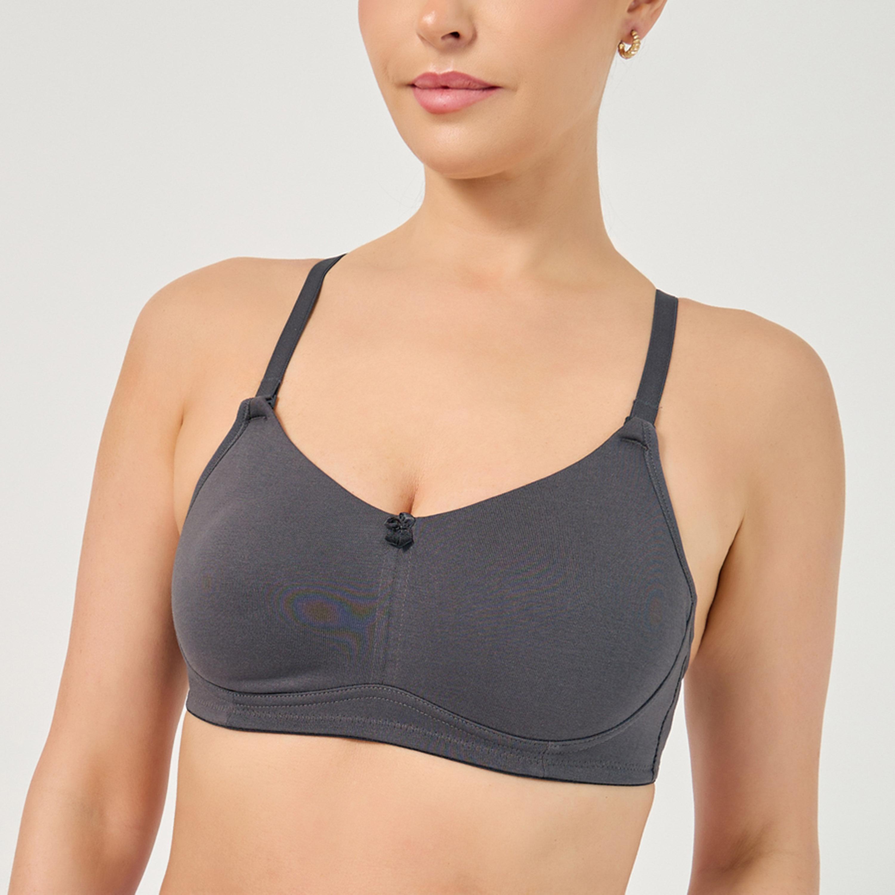 Styli Pack of 2- Non Wired Non Padded Cotton Full Cup Bra-women-clothing-lingerie-bras-image-6