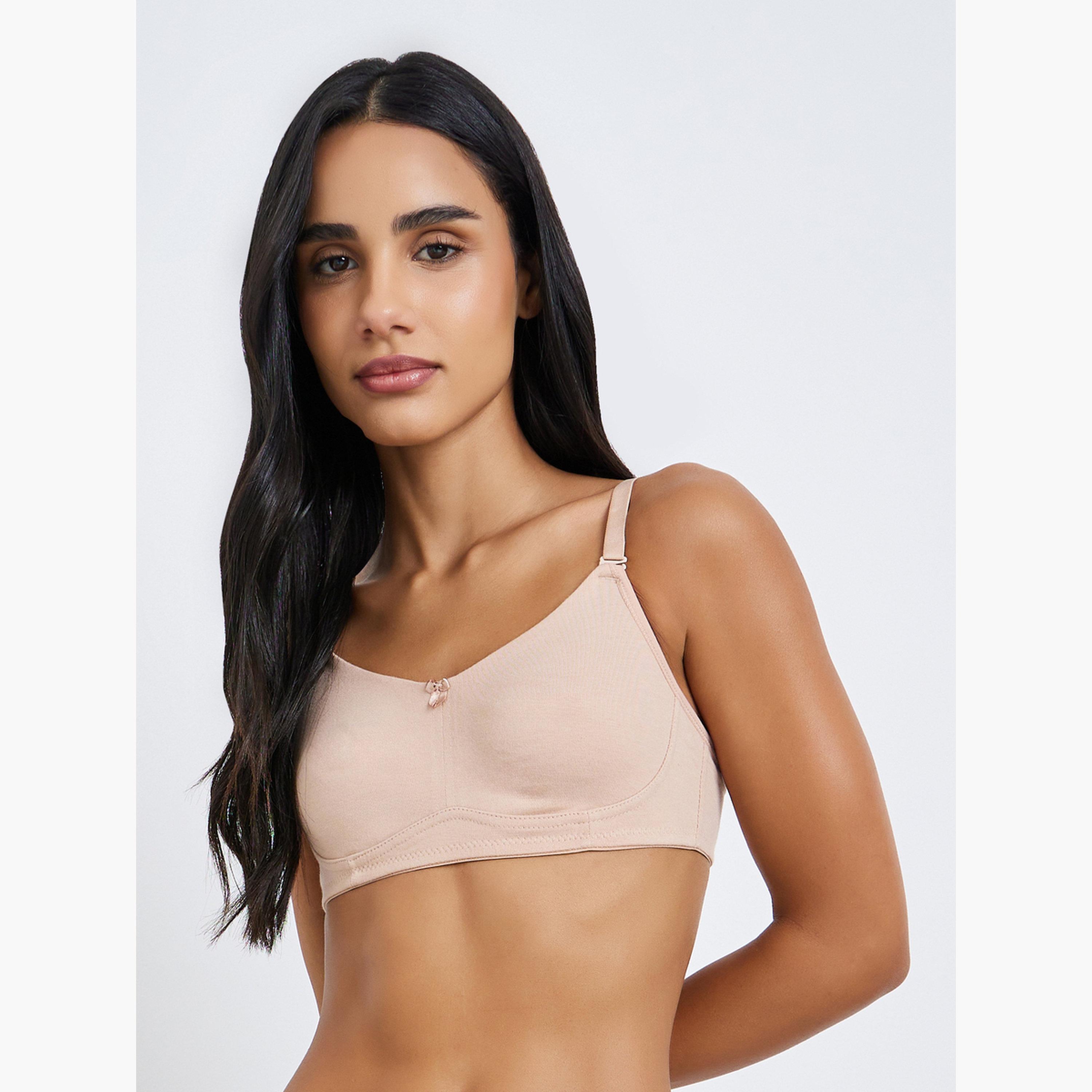 Styli Pack of 2 - Cotton Full Cup Bras-women-clothing-lingerie-bras-image-3