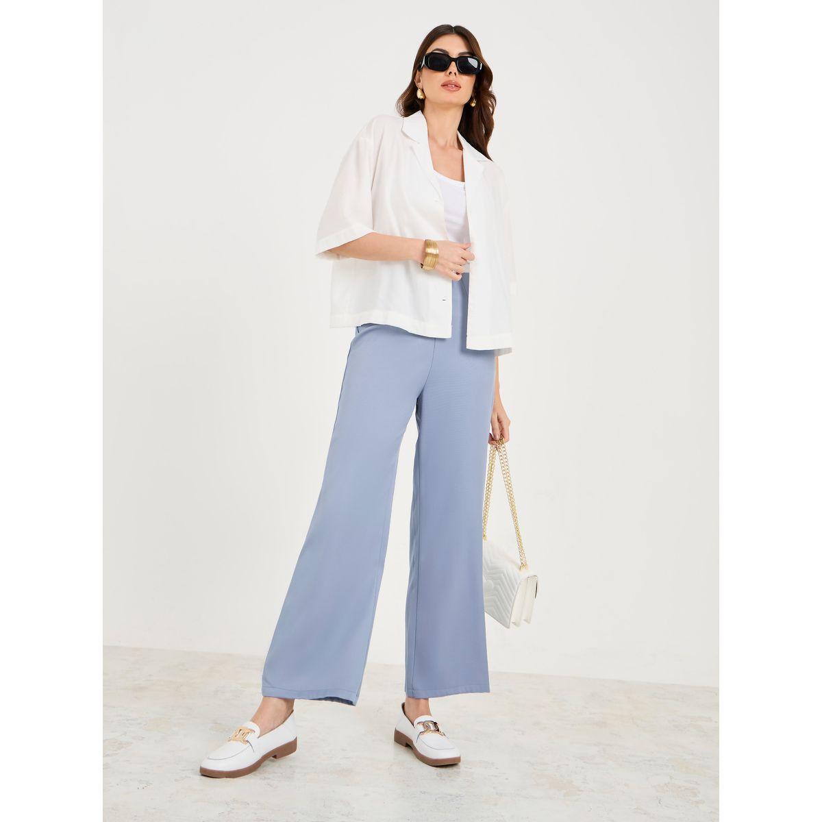بنطال بطول الكاحل وأرجل مستقيمة-women-clothing-bottoms-trousers-image-2
