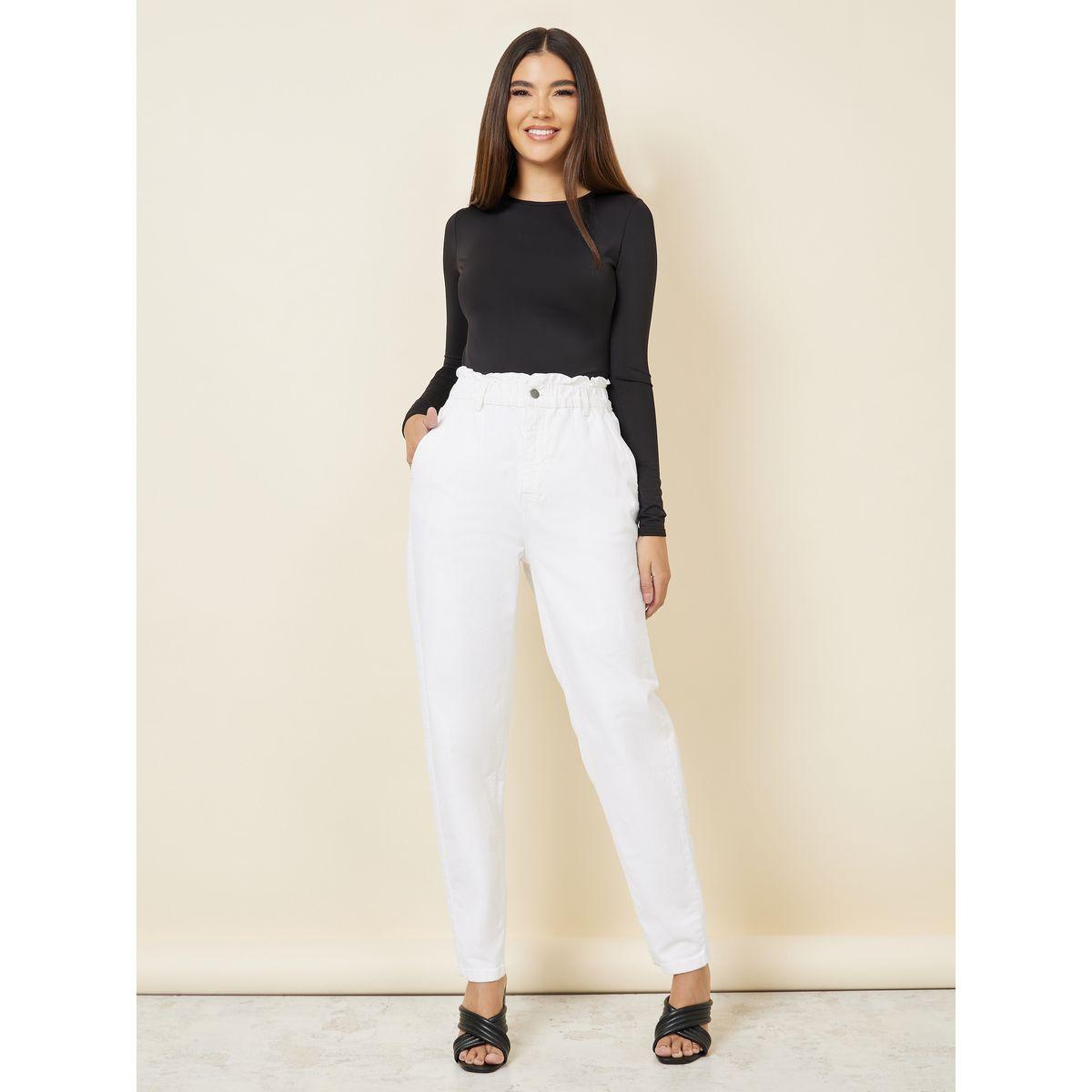 جينز بقصة موم وخصر بيبر باغ-women-clothing-bottoms-jeans-image-2