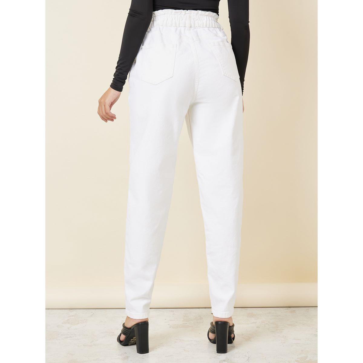 جينز بقصة موم وخصر بيبر باغ-women-clothing-bottoms-jeans-image-4