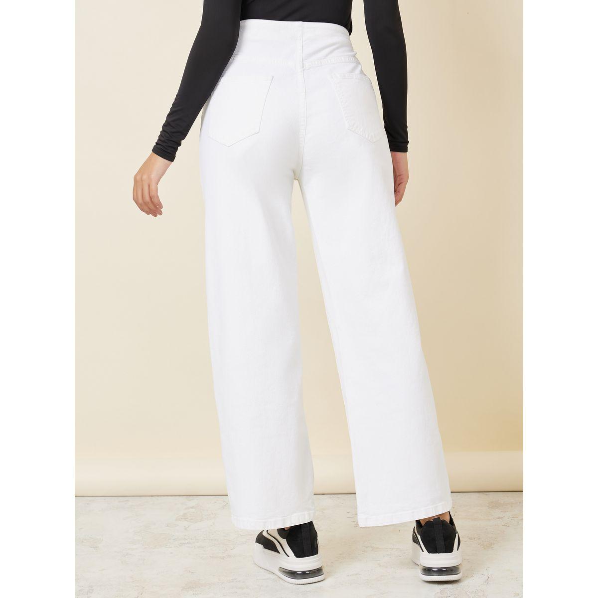 Styli Multi Button Placket Wide Leg High Rise Jeans-women-clothing-bottoms-jeans-image-4