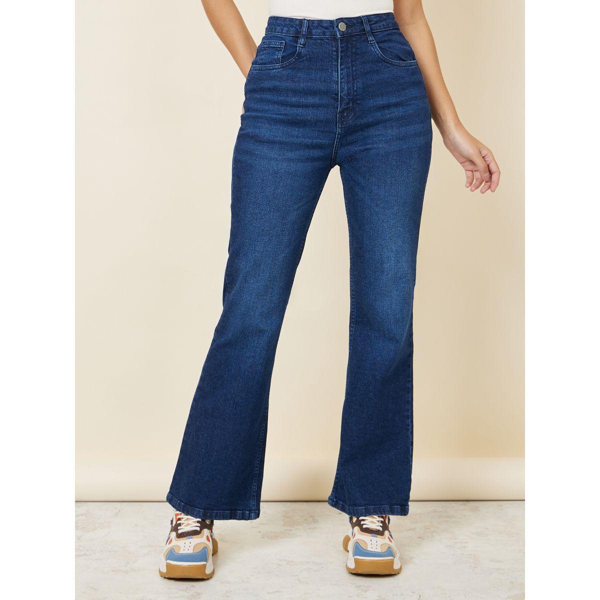 جينز بخصر عالي وحواف واسعة-women-clothing-bottoms-jeans-image-1