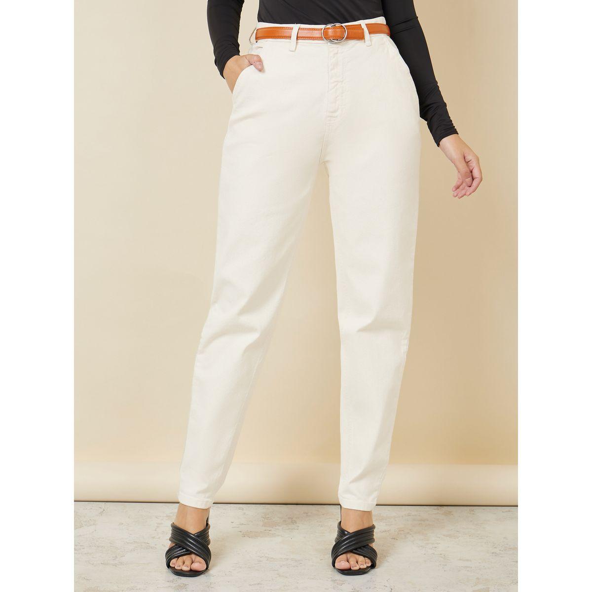 Styli Solid Wide Leg High Waist Jeans-women-clothing-bottoms-jeans-image-1