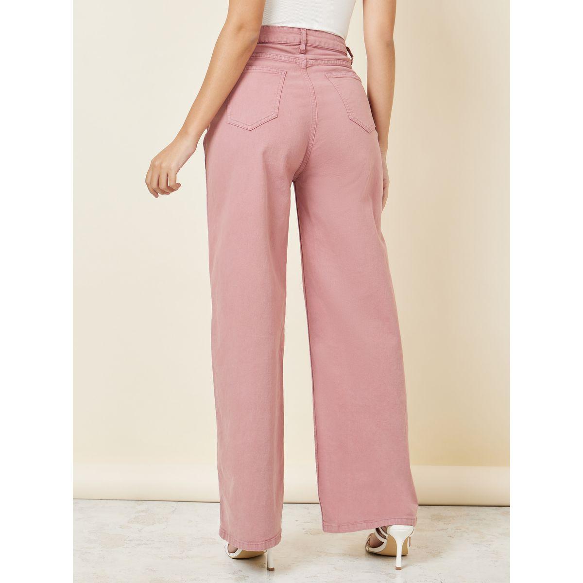 Styli Solid Wide Leg High Waist Jeans-women-clothing-bottoms-jeans-image-4