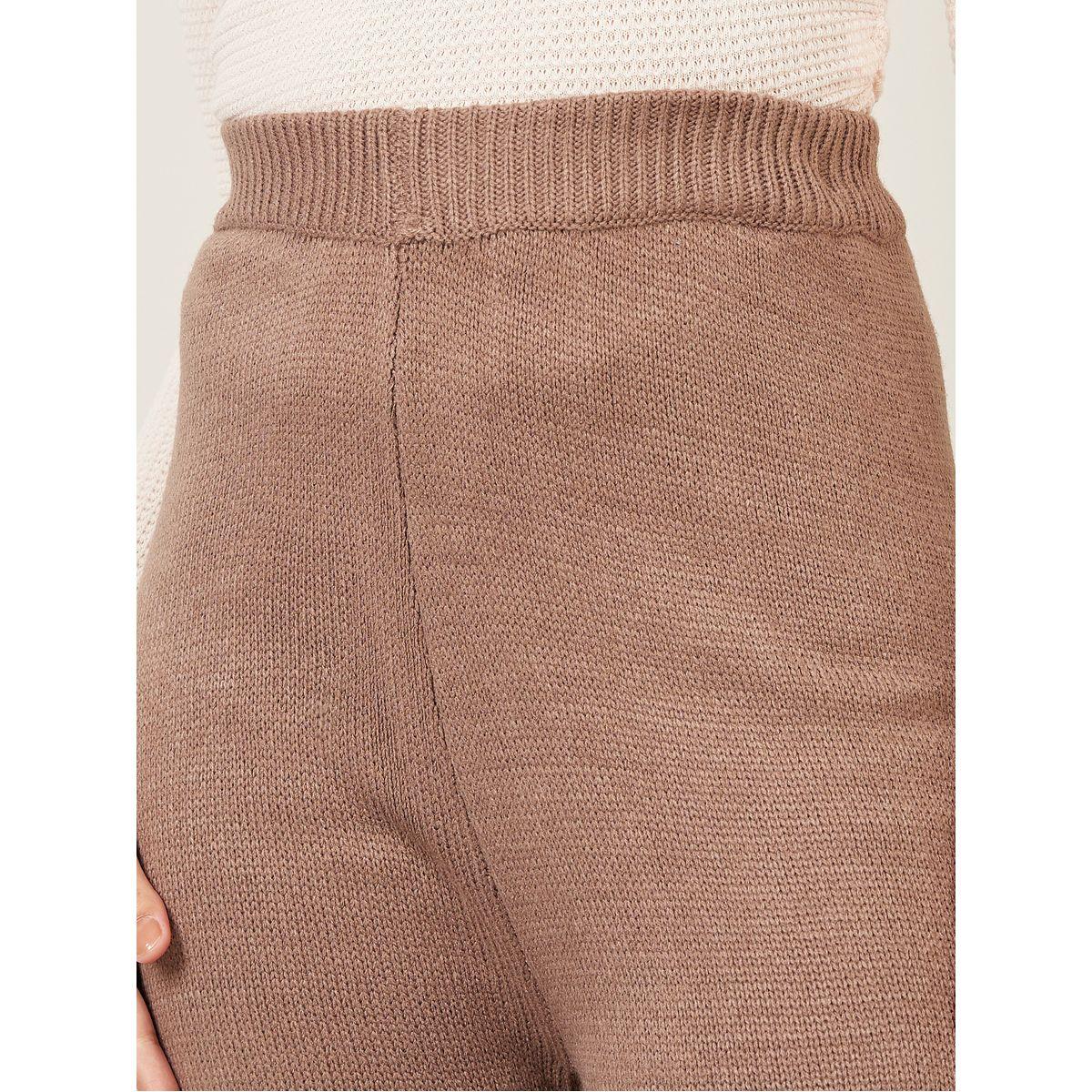 Styli Flat Knit High Rise Wide Leg Pants-women-clothing-bottoms-trousers-image-3